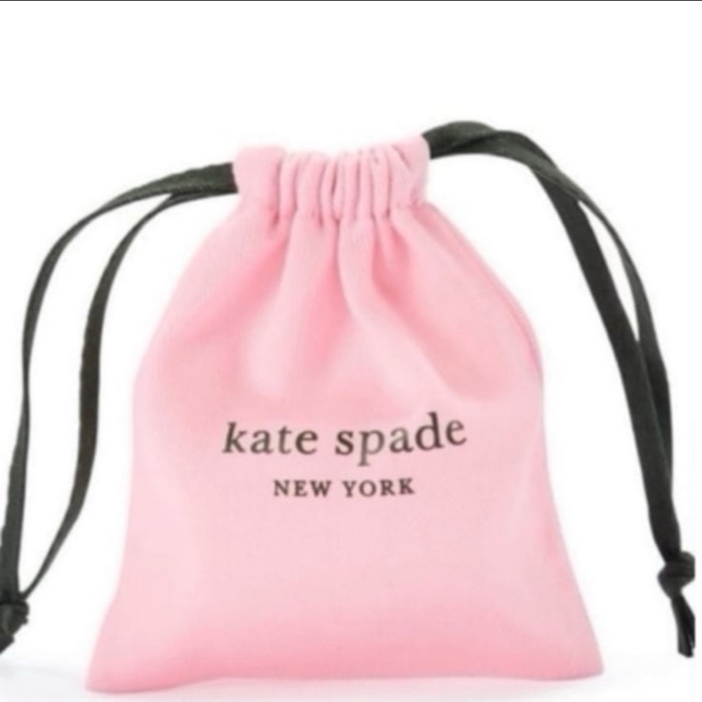 Kate Spade Pink and Gold Lip Kiss Kiss Necklace - Picture 2 of 3